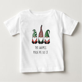 Die Gnome haben mich dazu gebracht, es lustiges Sp Baby T-shirt