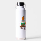 Die Gnome haben mich dazu gebracht, es zu tun Trinkflasche (Vorne)