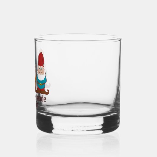 Die Gnome haben mich dazu gebracht, es zu tun Whiskyglas (Links)
