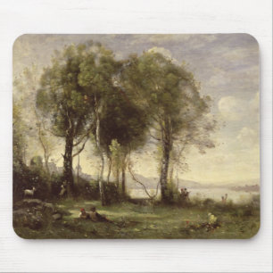 Die Goatherds von Castel Gandolfo, 1866 Mousepad