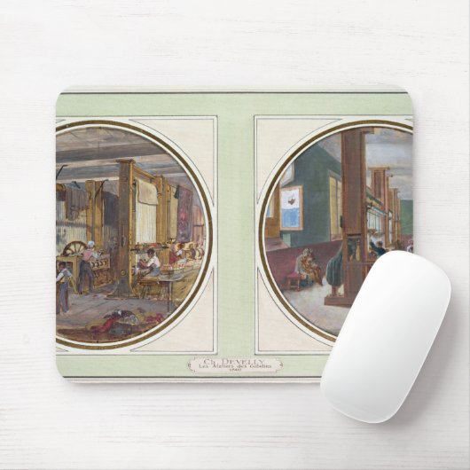 Die Gobelin-Werkstatt, 1840 Mousepad (Mit Mouse)