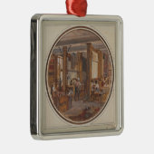 Die Gobelin-Werkstatt, 1840 Silbernes Ornament (Rechts)