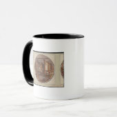 Die Gobelin-Werkstatt, 1840 Tasse (Vorderseite Links)