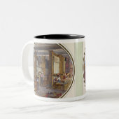 Die Gobelin-Werkstatt, 1840 Zweifarbige Tasse (Vorderseite Links)