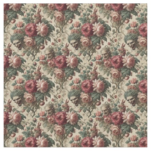 Die Goblin Couriers - gotische Dense Tile Stoff (Nahaufnahme)