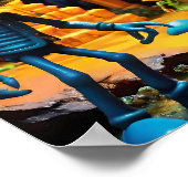 Die Goblins von Groll-Town - Ken Gage Fantasy Art Poster (Ecke)