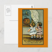 Die Goblins werden dich holen...Niedliche Hallowee Postkarte (Vorne/Hinten)