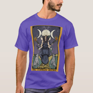Die Goddess Hecate Tarot Card Triple Moon Wiccan P T-Shirt