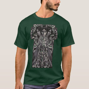 Die Goddess Hecate Tarot Card Triple Wiccan Pagan T-Shirt