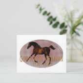 Die Godolphin Arabian Postkarte (Stehend Vorderseite)