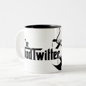 Die GodTwitter Tasse (Vorderseite Links)