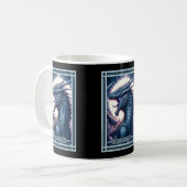 Die Godzilla-Tarot-Karte Kaffeetasse (Vorderseite Links)