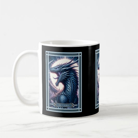 Die Godzilla-Tarot-Karte Kaffeetasse (Links)
