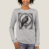 Die goetische Schutztaube Tri-Blend Shirt (Vorderseite)