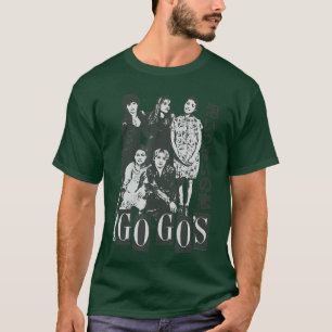 Die GoGos japanisches klassisches Porträt retro lu T-Shirt