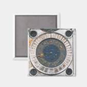 Die Gold- und Emailuhr, die von Ma Magnet (Vorderseite/Rückseite)