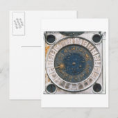 Die Gold- und Emailuhr, die von Ma Postkarte (Vorne/Hinten)