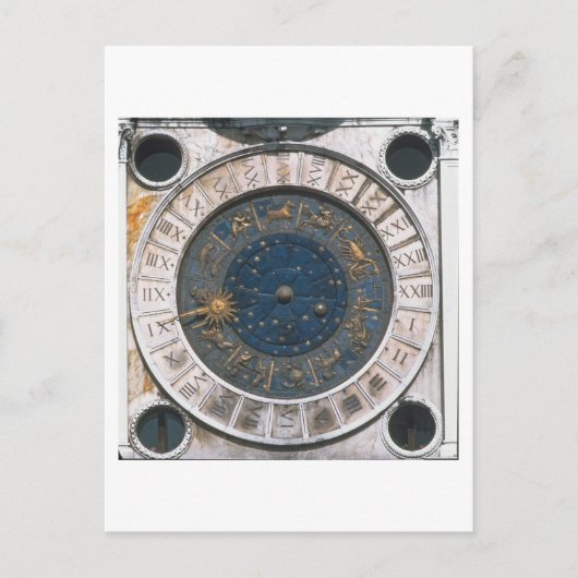 Die Gold- und Emailuhr, die von Ma Postkarte (Vorderseite)