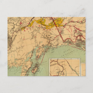 Die Gold- und Kohlefelder von Alaska Postkarte