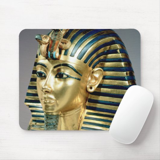 Die Goldbegräbnismaske, vom Grab von Tutankhamun Mousepad (Mit Mouse)