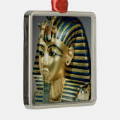 Die Goldbegräbnismaske, vom Grab von Tutankhamun Silbernes Ornament (Rechts)