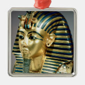 Die Goldbegräbnismaske, vom Grab von Tutankhamun Silbernes Ornament (Vorne)