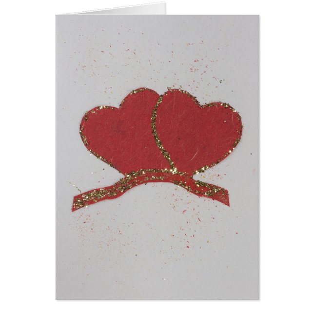 Die Goldbrille des roten Herzens personalisieren V (Vorne)