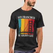 Die Golden Gate Bridge aus San Francisco T-Shirt (Vorderseite)