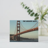 Die Golden Gate Bridge Postkarte (Stehend Vorderseite)