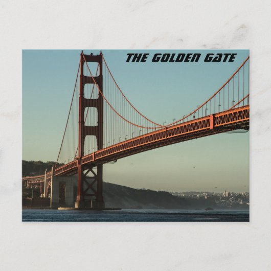 Die Golden Gate Bridge Postkarte (Vorderseite)