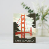 Die Golden Gate Bridge Postkarte (Stehend Vorderseite)