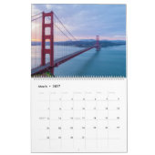 Die Golden Gate Bridge San Francisco Kalender (Mär 2027)