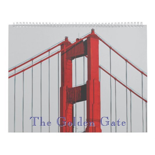 Die Golden Gate Bridge San Francisco Kalender (Titelbild)