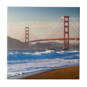 Die Golden Gate Bridge vom Baker Beach Fliese