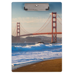 Die Golden Gate Bridge vom Baker Beach Klemmbrett