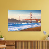 Die Golden Gate Bridge vom Baker Beach Leinwanddruck (Insitu (Wohnzimmer))