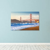 Die Golden Gate Bridge vom Baker Beach Leinwanddruck (Insitu (Holzboden))