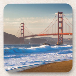 Die Golden Gate Bridge vom Baker Beach Untersetzer