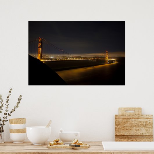 Die Golden Gate Bridge vom Marin 2 Poster (Küche)