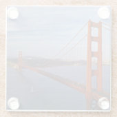 Die Golden Gate Bridge vom Marin Glasuntersetzer (Rückseite)