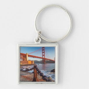 Die Golden Gate Bridge von Fort Point Schlüsselanhänger