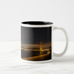Die Golden Gate Bridge von Marin 2 Zweifarbige Tasse