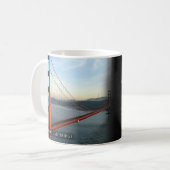 Die Golden Gate Brücke historische Tasse (Vorderseite Links)