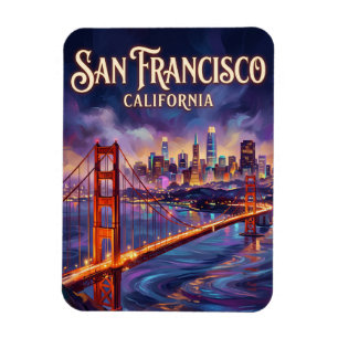 Die Golden-Gate-Brücke USA Magnet