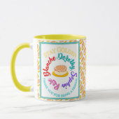 Die Golden Girls Bleibe Golden Typografy Cheesecak Tasse (Links)
