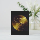 Die goldene Aufzeichnung der Voyager Postkarte (Stehend Vorderseite)