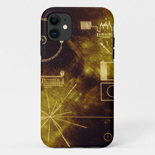 Die goldene Aufzeichnung des Voyagers Case-Mate iPhone Hülle (Rückseite)