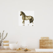 die Goldene Einhorndrucke Poster (Küche)