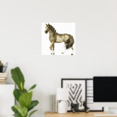 die Goldene Einhorndrucke Poster (Heimbüro)