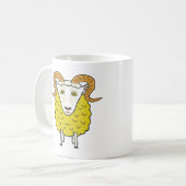 Die goldene Fleece Kaffeetasse (Vorderseite Links)
